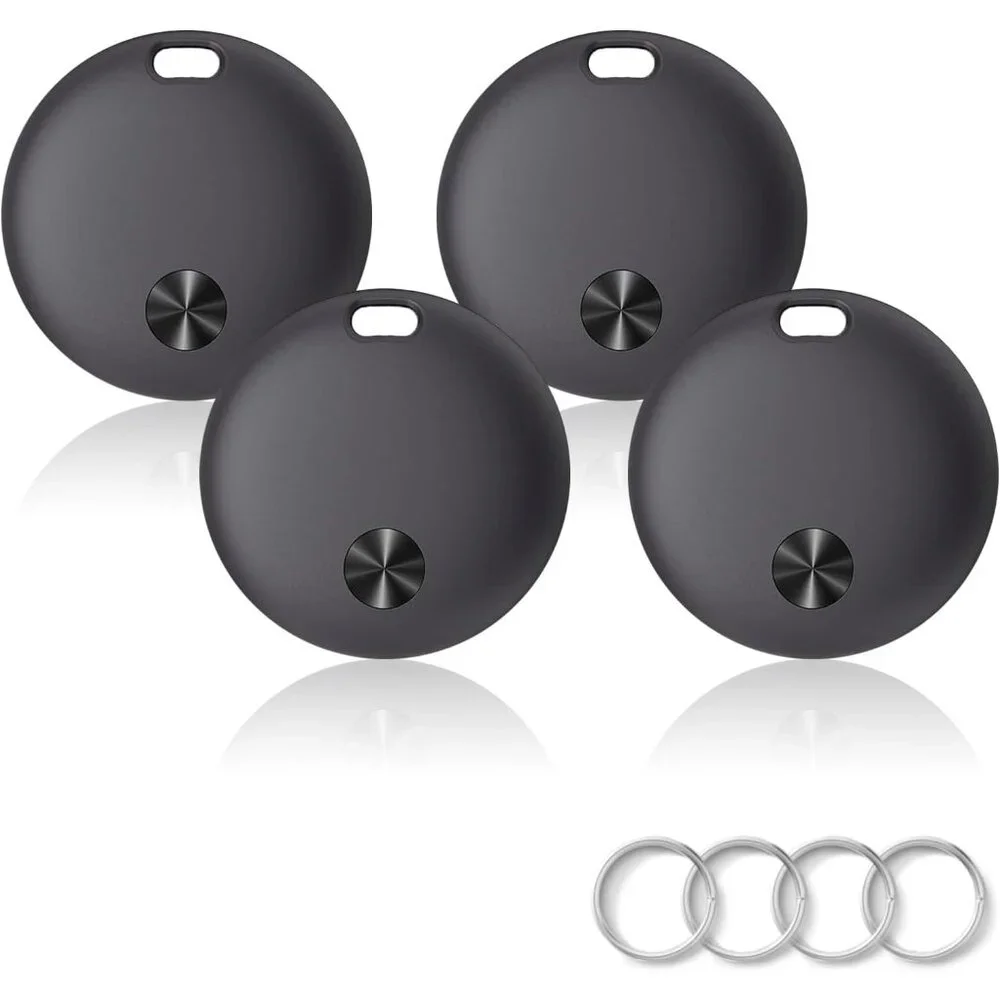 Air Tracker Tags 4 Pack Bluetooth Works with Apple Find My APP (iOS Only) Smart